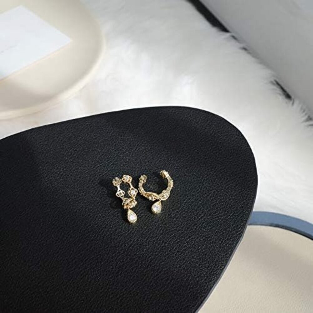 Without Pierced Ear Bone Folder Punk Fashion Ear Cuff Wrap Rhinestone Cartilage - Picture 2 of 6